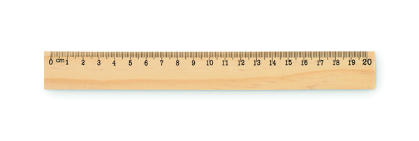 Wooden ruler 20cm Ruler20
