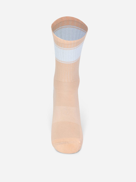 Tennis Socks Colored - Peach / White / 42-46
