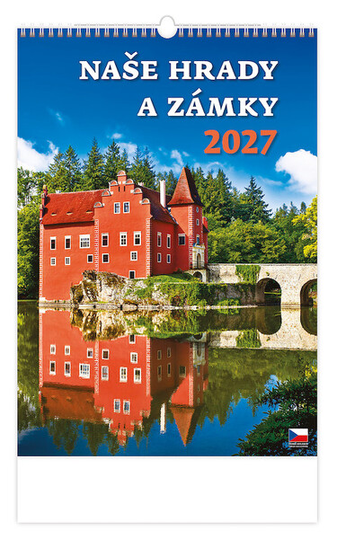 Nástěnný kalendář Naše hrady a zámky 2027