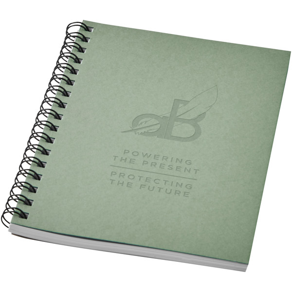 Carnet de notes à spirales Desk-Mate ® A6 coloré - Vert bruyère