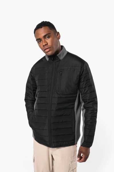 Men's Bi-Material Padded Jacket - M