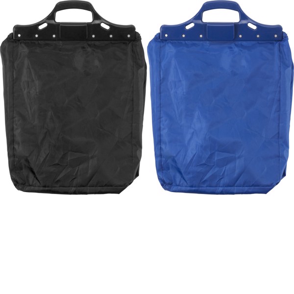 Polyester (210D) trolley shopping bag - Black