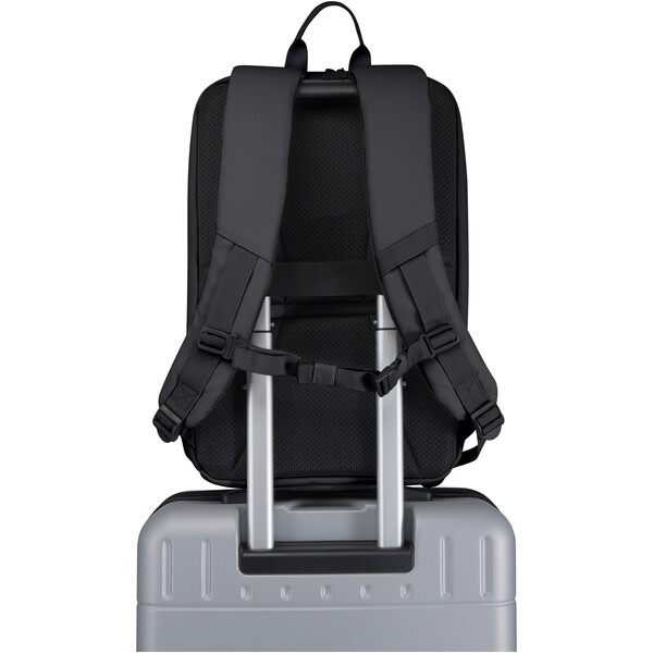 SMART 15" GRS recycled laptop backpack 18L - Black