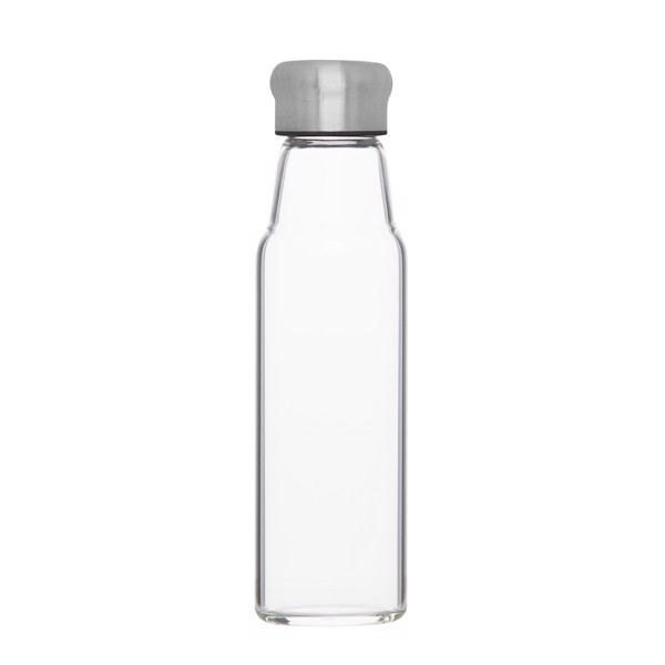 Glasflasche Mit Hülle "Life" 0,55 L - Transparent