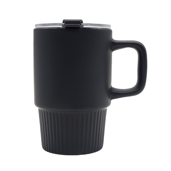 440 ml Azzurro ceramic mug - Black