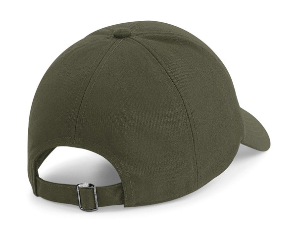 Organic Cotton 6 Panel Cap - Graphite Grey / ONE SIZE