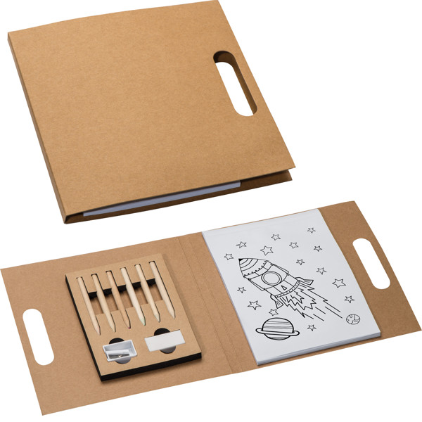 Colouring book CORNELIA - Brown