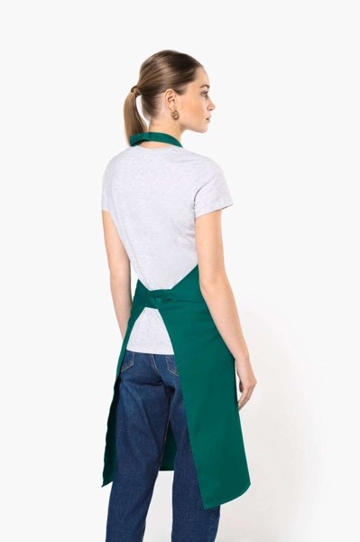 Polycotton Apron Without Pocket - White