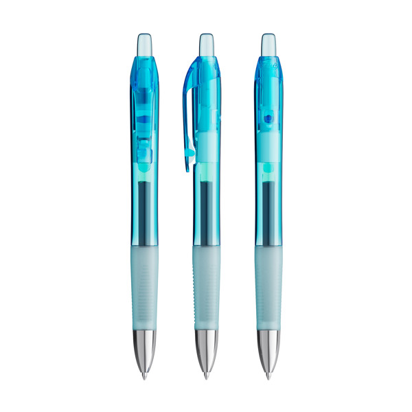 BIC® Intensity® Gel Clic - Bleu clair - encre noire
