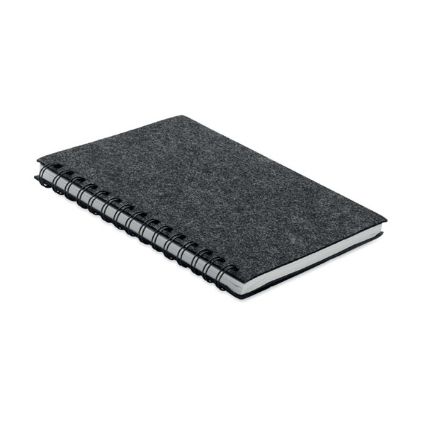 A5 RPET felt cover notebook Ringfelt