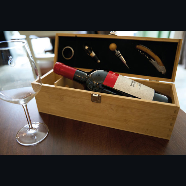 Drvena kutija za vino saint-étienne