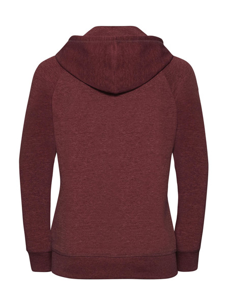 Ladies' Hd Zipped Hood Sweat - White / XL