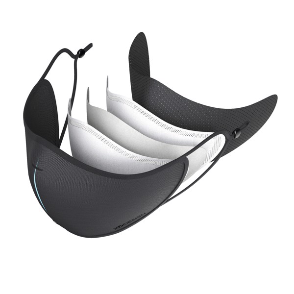 XD DESIGN Masken-Set - Schwarz / Blau