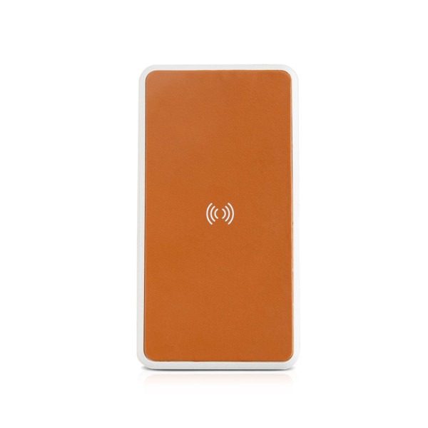 Power Bank Sem Fios Em Abs E Pu Reciclados 8000Mah