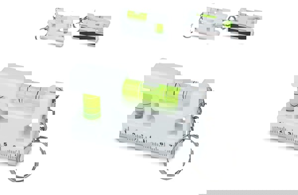 Mini spirit level keychain