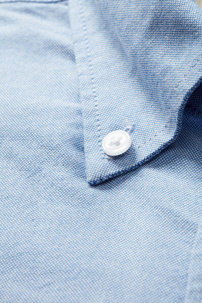 Cottover Gots Oxford Shirt L/S Man white 44