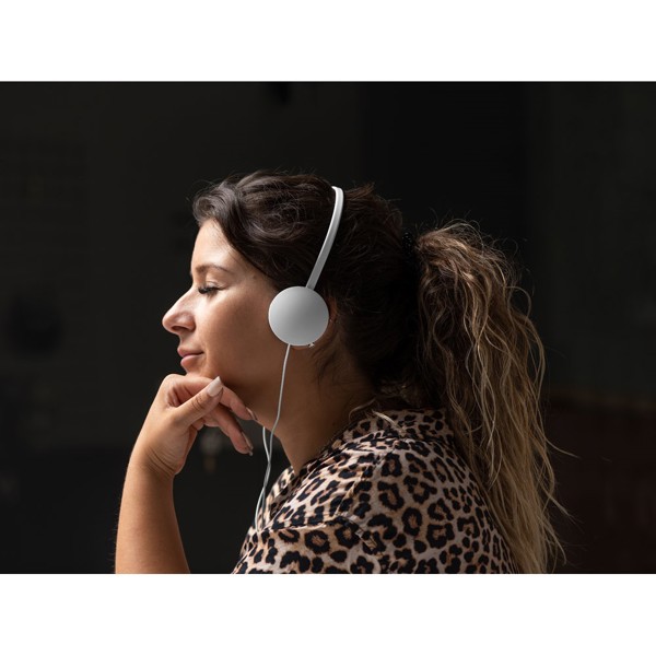 VOLTA. ABS adjustable headphones - White