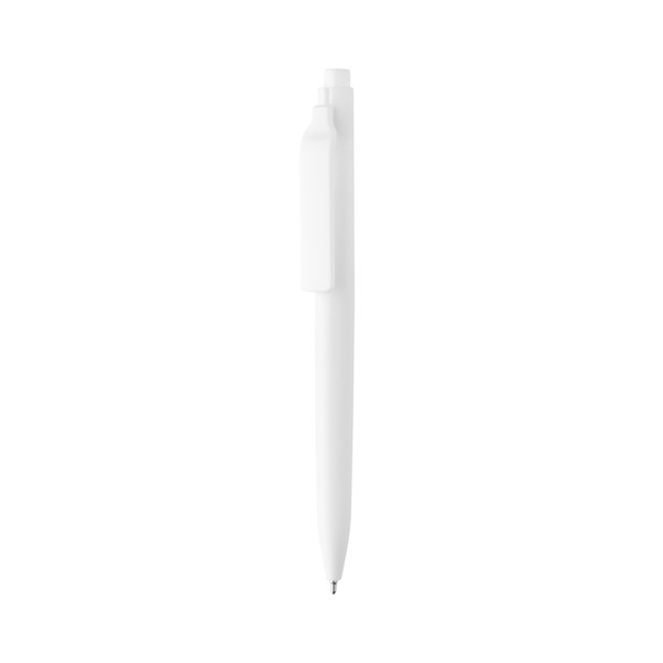Vibe GRS certified R-ABS pen with ultra glide ink - White / White