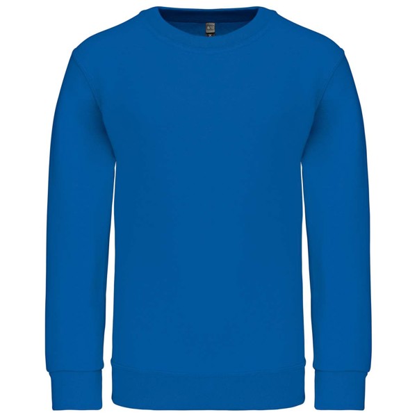Kids' Crew Neck Sweatshirt - Light Royal Blue / 12/14