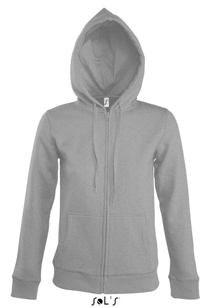 Sol's Seven Women - Jacket With Lined Hood - Grey Melange / L
