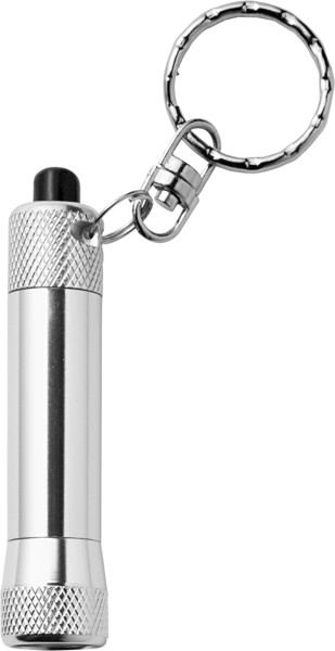 Aluminium 2-in-1 key holder - Silver