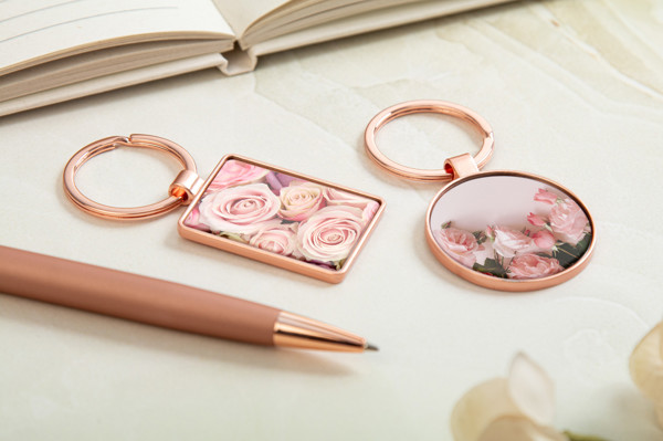 Keyring Ritidus - Rose