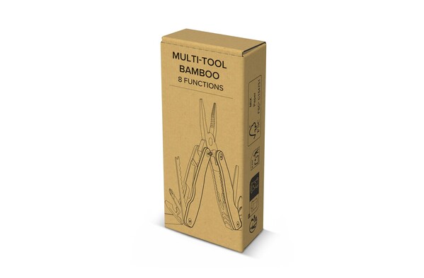 Multi-outils en bambou 8 fonctions
