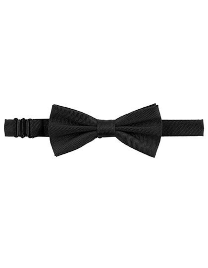 Pre-Tied Bow Tie Teddy - Deep Black / One Size