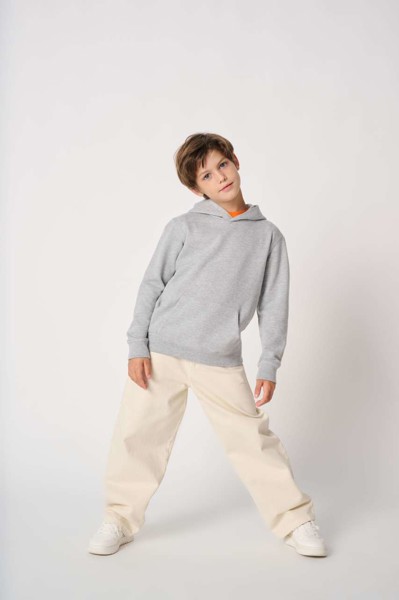 Kids' Basic Hoodie Sweatshirt - Ideal White / 10/12