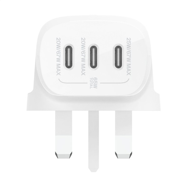 Belkin BoostCharge 3-Port Wall Charger prise de charge