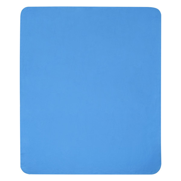 Willow GRS RPET Decke aus Polar Fleece - processblau