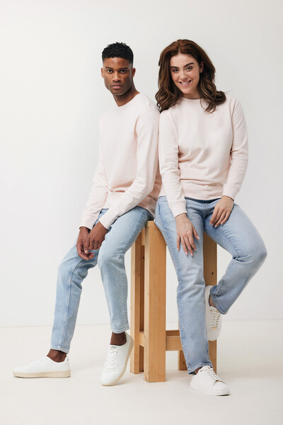 Ľahká mikina IQONIQ Etosha z recykl. bavlny - Cloud Pink / L