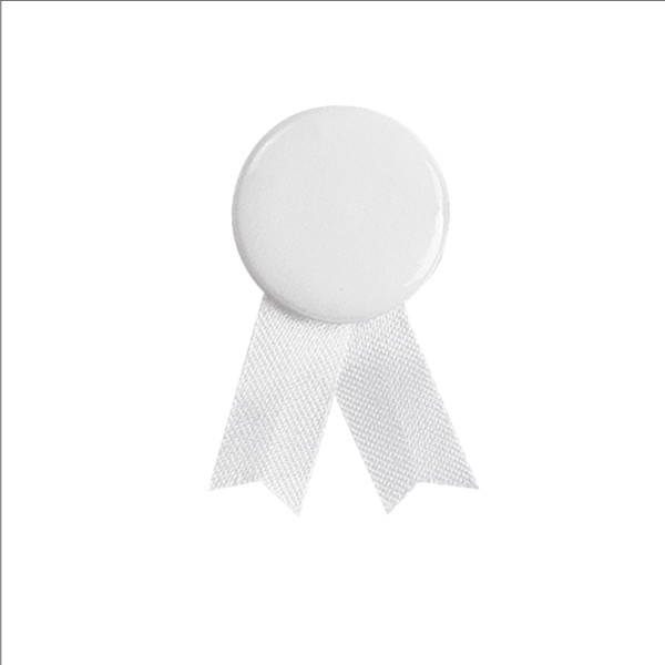 Pin's Ruban Solidario - Blanc