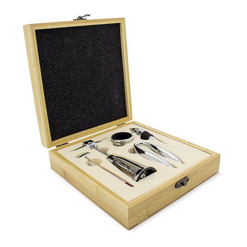 SET VINHO BAMBU 5 PCS "LIVORNO"