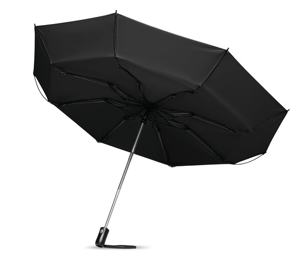 Skládací oboustranný deštník Dundee Foldable - Černá