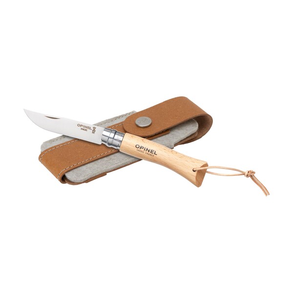 Opinel Inox No 07 pocket knife | With belt pouch