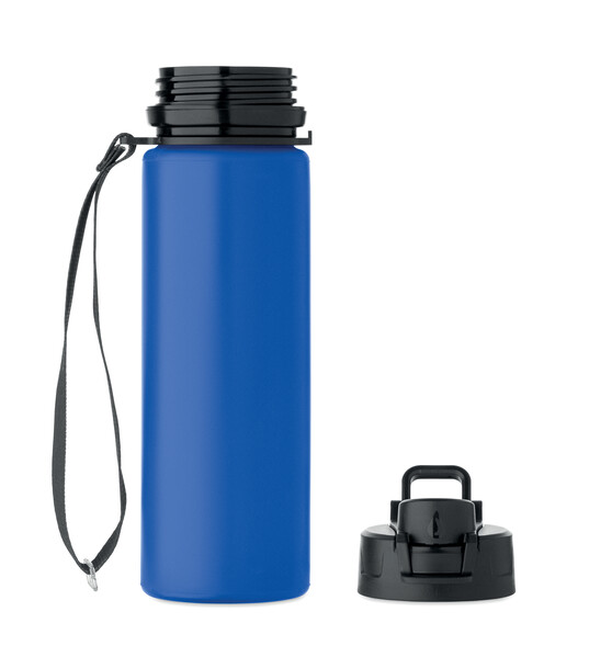 Bouteille de sport en silicone Lett - Bleu Royal