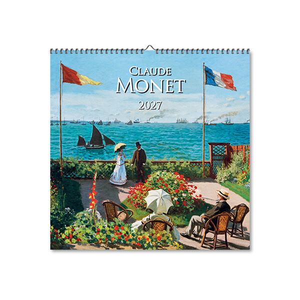 Nástenný kalendár Claude Monet štvorec 2027