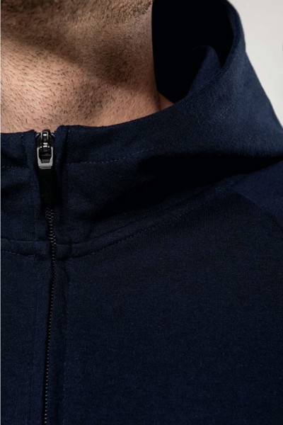 Men's Zipped Hoodie - Deep Navy / M