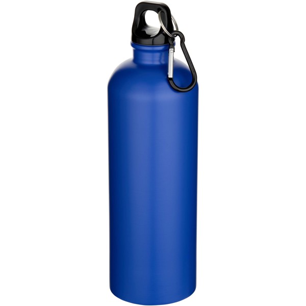 Borraccia da 750 ml in acciaio inossidabile riciclato RCS a parete singola con moschettone Oregon - Blu royal