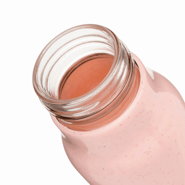 Glass Drinking Bottle Eco Drink - Red