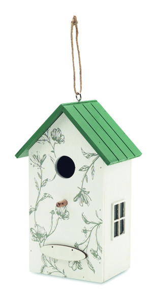 Bird house in plywood Greenjay