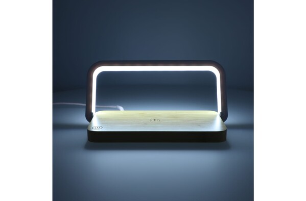 Chargeur sans fil 15 W avec lampe LED à intensité variable