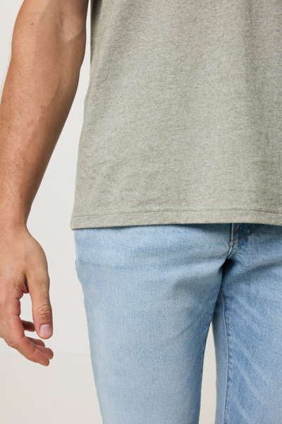 T-shirt léger en coton recyclé IQONIQ Sierra - Light Heather Green / XXXL