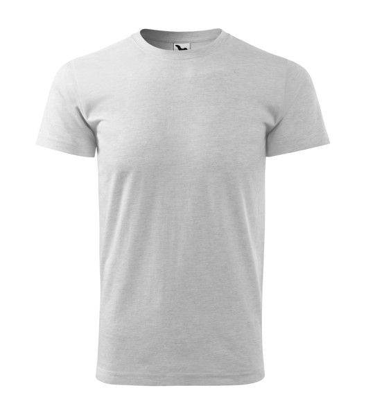 Tričko Pánské Malfini® Basic - Světle Šedý Melír / M