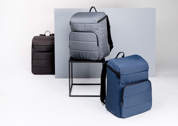 Sac à dos isotherme Impact en rPET AWARE™ - Bleu Marine