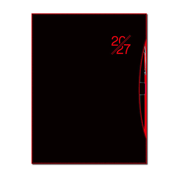 Denný diár A5 SMART red 2027