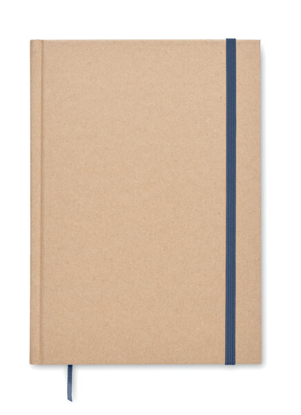 Carnet A5 en papier recyclé Musa - Bleu