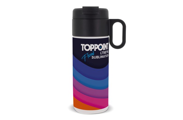 Thermo bottle Flow with handle sublimation 400ml - White