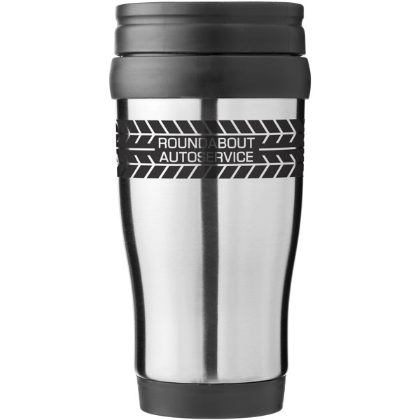 Sanibel 400 ml insulated mug - Silver / Grey